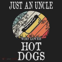 Just An Uncle Who Loves Hot Dogs Hat thumb 2