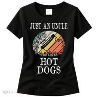 Just An Uncle Who Loves Hot Dogs Women's T-Shirt thumb 0