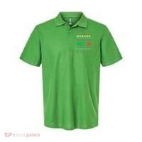 Jolly AF Ugly Christmas Offensive Humor Polo thumb 0