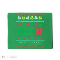 Jolly AF Ugly Christmas Offensive Humor Mousepad thumb 0