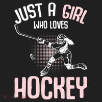 Just A Who Loves Hockey Ice Hockey Gift Beanie thumb 2