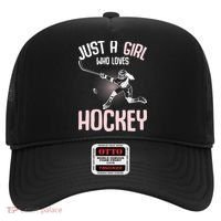 Just A Who Loves Hockey Ice Hockey Gift Hat thumb 0