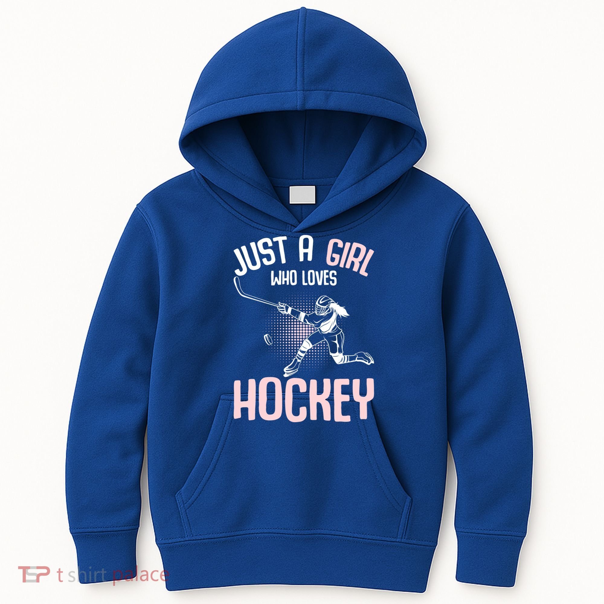 Just A Who Loves Hockey Ice Hockey Gift Kids Hoodie