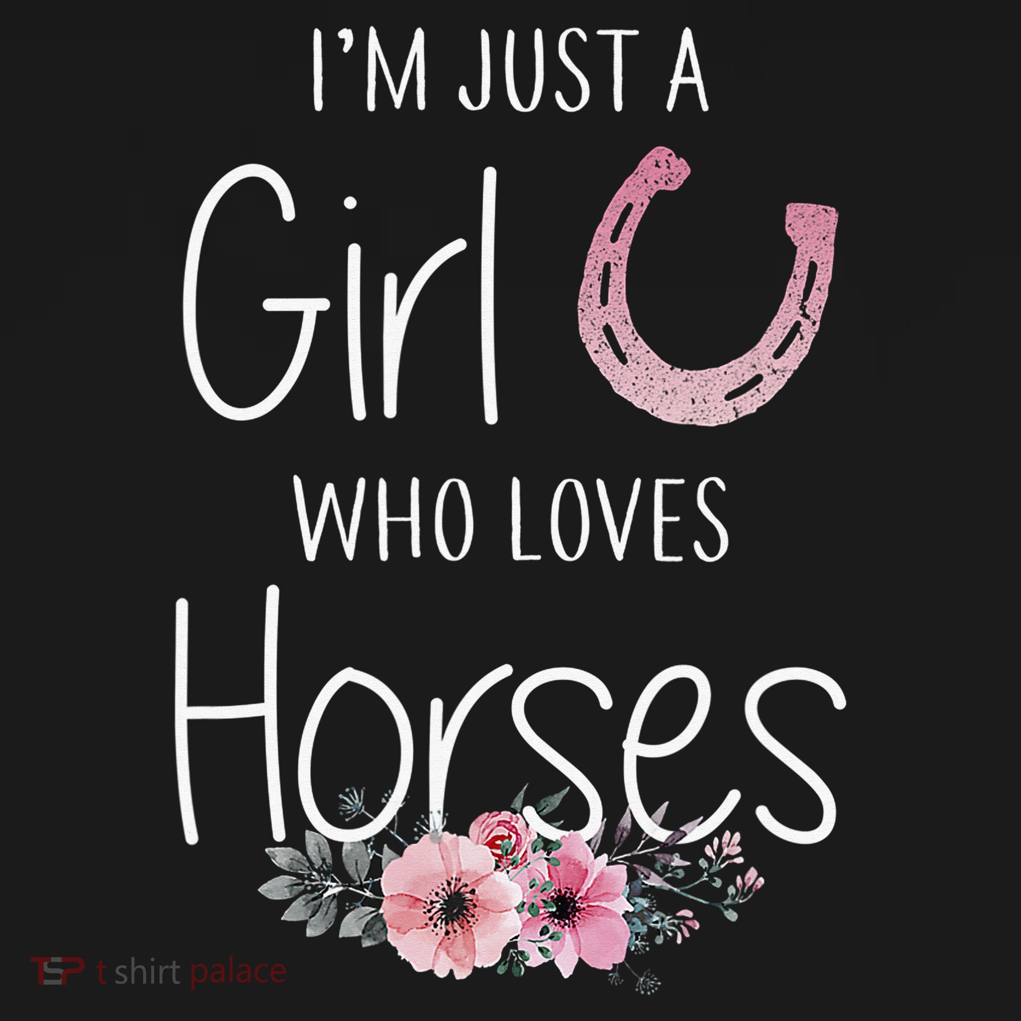 Just A  Who Loves Horses Horse Lover Cute Women's Tank Top