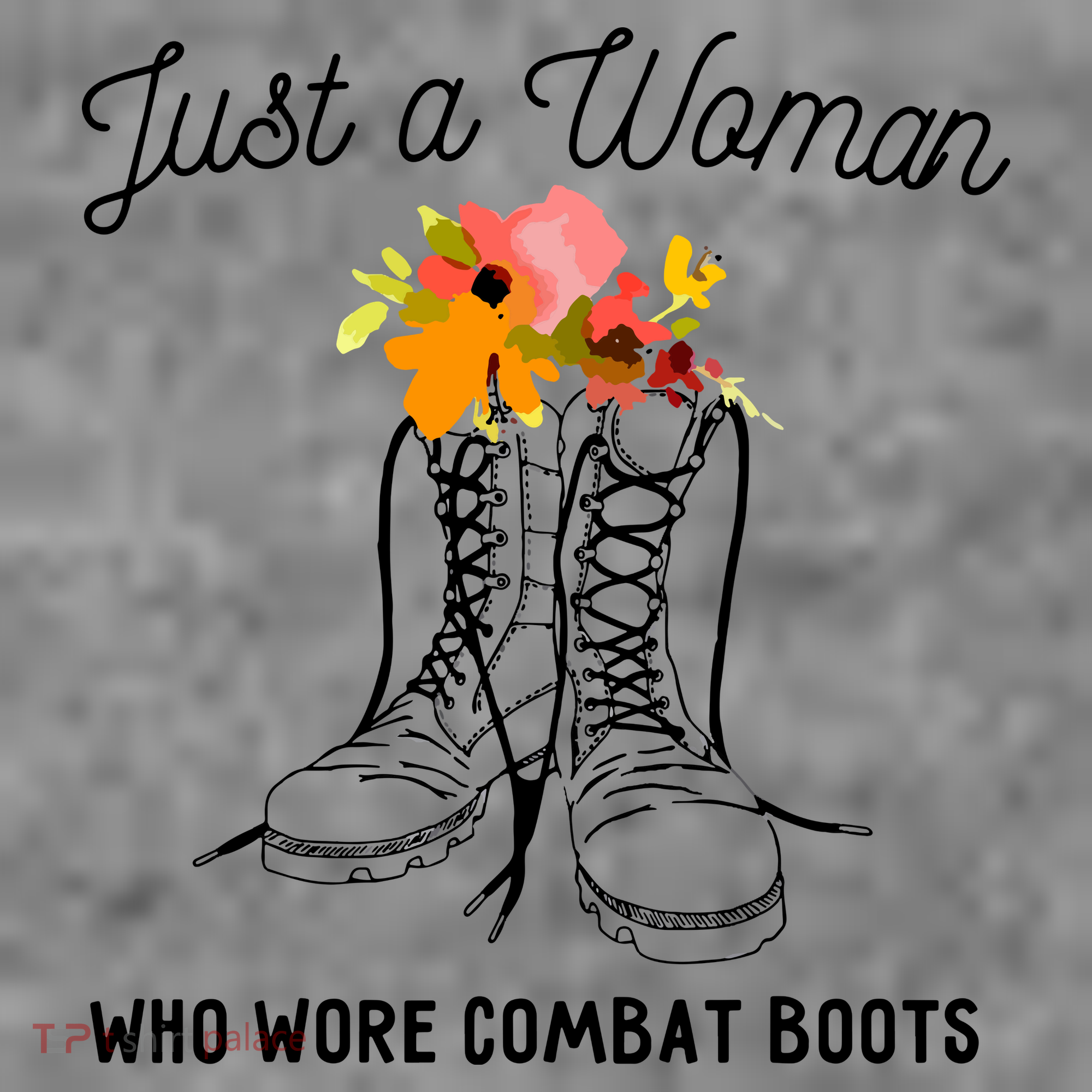 Just A Woman Who Wore Combat Boots Toddler Hoodie