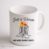 Just A Woman Who Wore Combat Boots Coffee Mug thumb 1
