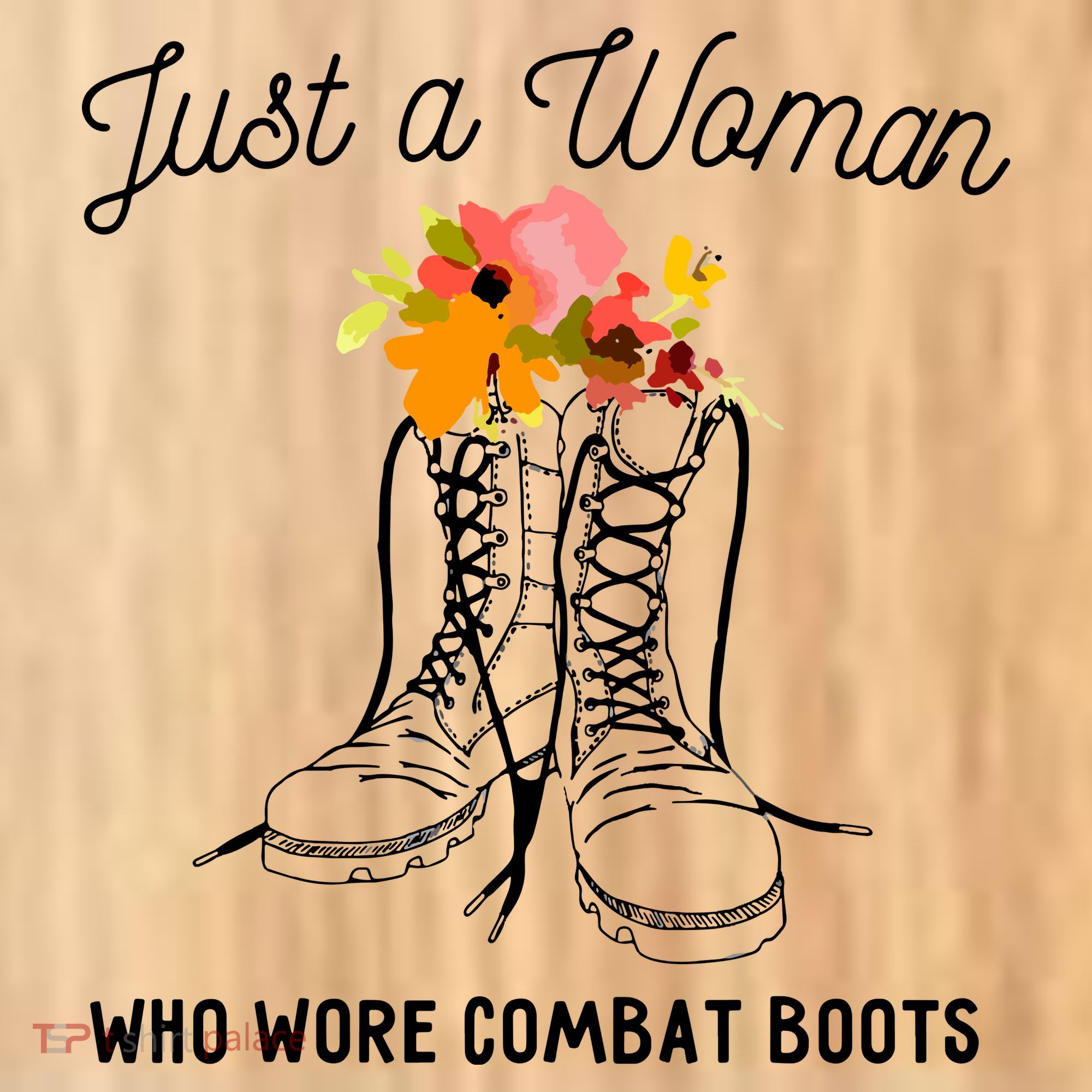 Just A Woman Who Wore Combat Boots Ornament