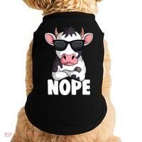 Just A Who Loves Cows Farmer animal Doggie Tank thumb 0