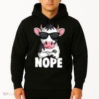 Just A Who Loves Cows Farmer animal Hoodie thumb 2