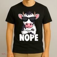 Just A Who Loves Cows Farmer animal T-Shirt thumb 3