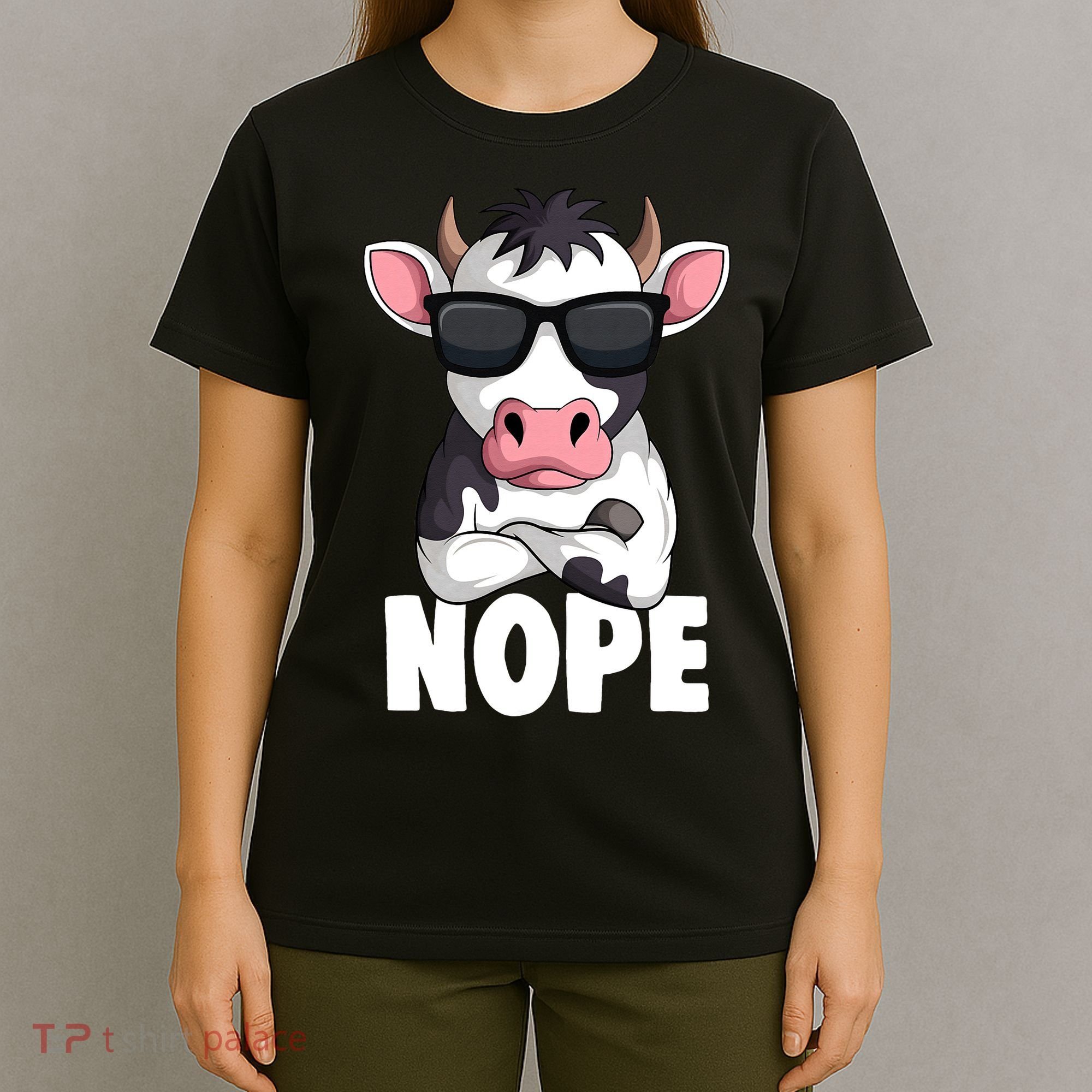 Just A Who Loves Cows Farmer animal T-Shirt