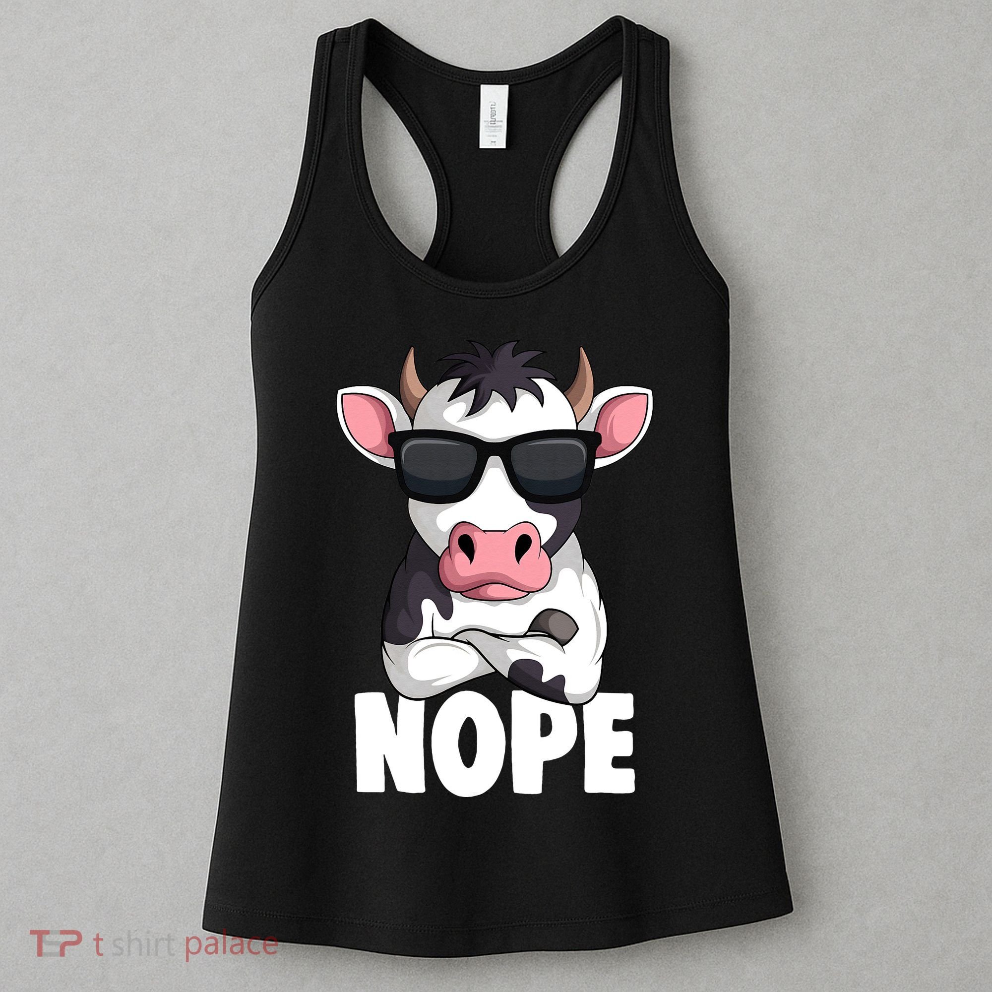 Just A Who Loves Cows Farmer animal Women's Tank Top