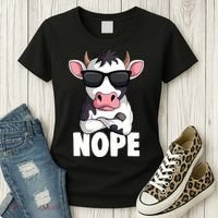 Just A Who Loves Cows Farmer animal Women's T-Shirt thumb 3