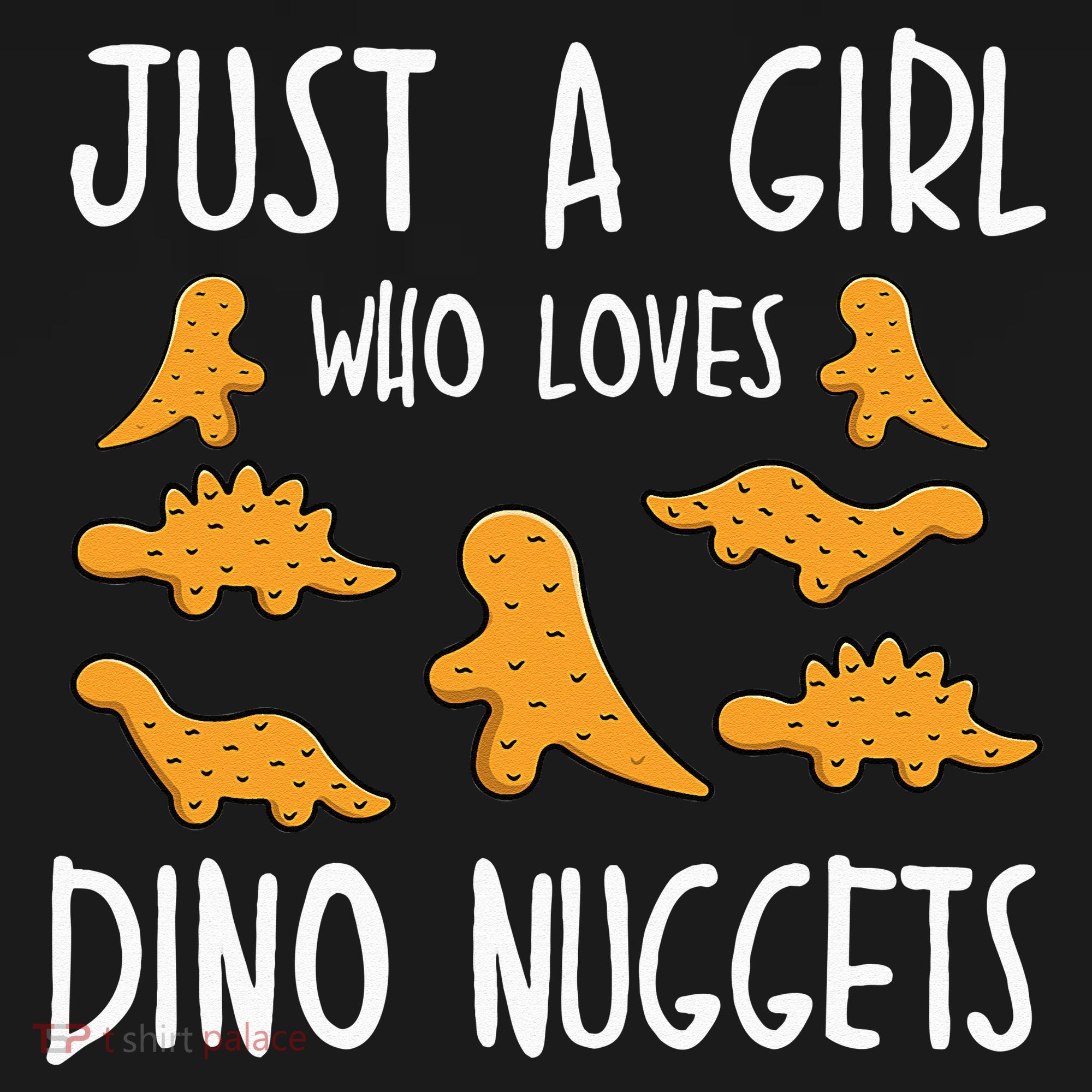 Just a Who Loves Dino Nuggets Merch Chicken Nuggets Women's Hoodie