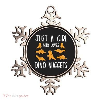 Just a Who Loves Dino Nuggets Merch Chicken Nuggets Ornament