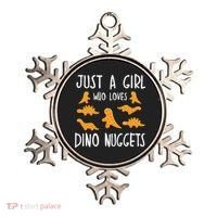 Just a Who Loves Dino Nuggets Merch Chicken Nuggets Ornament thumb 0