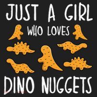 Just a Who Loves Dino Nuggets Merch Chicken Nuggets Hat thumb 2