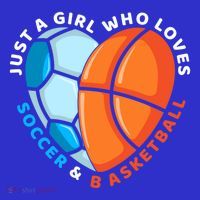Just A Who Loves Soccer And Basketball Ball Gift T-Shirt thumb 7