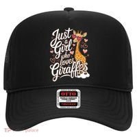 Just A Who Loves Giraffes Cute Animal Lover Great Gift Hat thumb 0