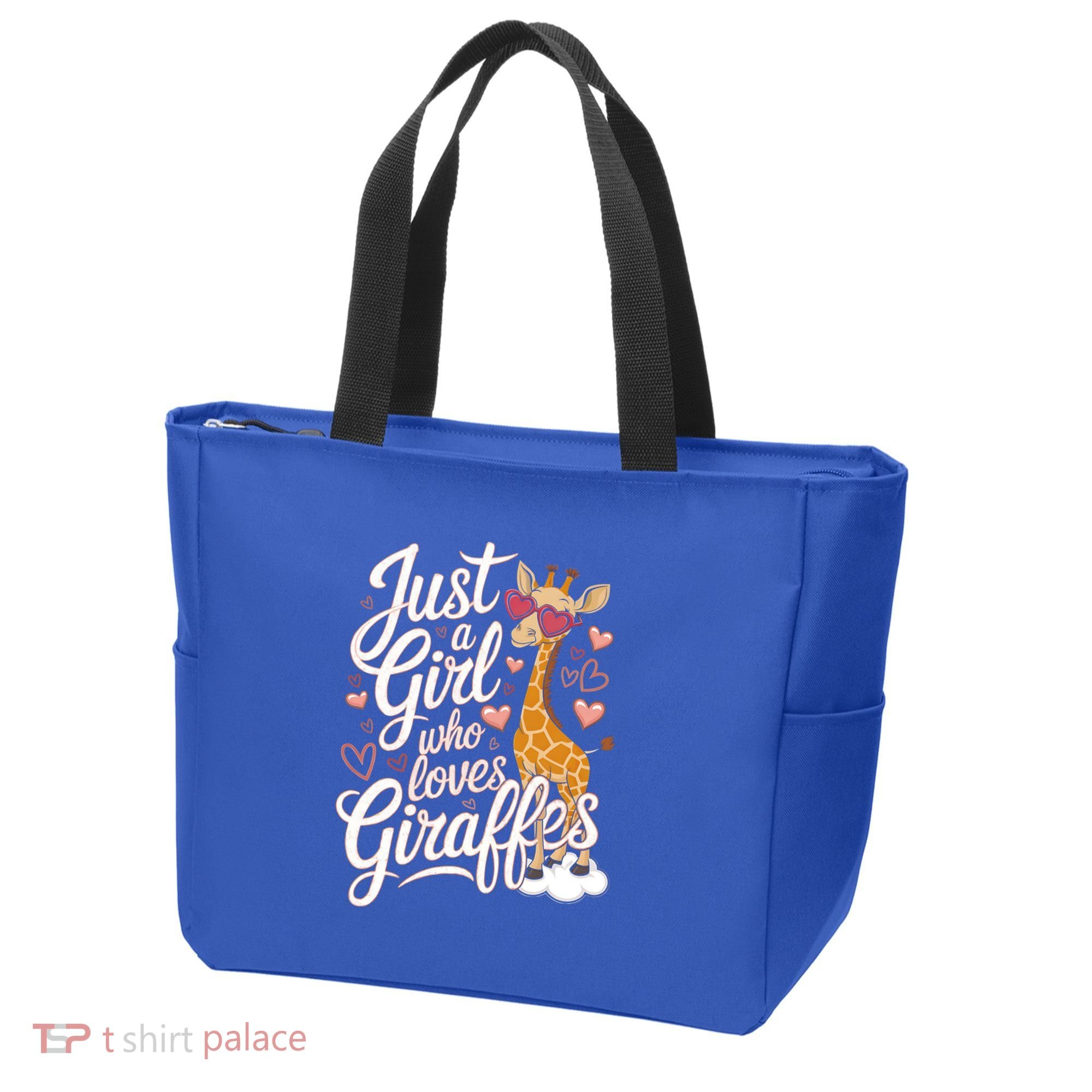Just A Who Loves Giraffes Cute Animal Lover Great Gift Tote Bag