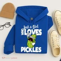 Just A Who Loves Pickles Funny Pickle Gift Meaningful Gift Hoodie thumb 4