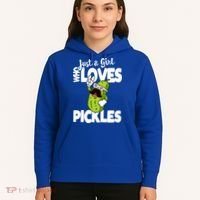 Just A Who Loves Pickles Funny Pickle Gift Meaningful Gift Hoodie thumb 5