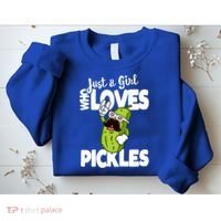 Just A Who Loves Pickles Funny Pickle Gift Meaningful Gift Sweatshirt thumb 2