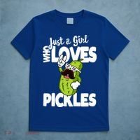 Just A Who Loves Pickles Funny Pickle Gift Meaningful Gift T-Shirt thumb 5