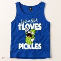 Just A Who Loves Pickles Funny Pickle Gift Meaningful Gift Tank Top thumb 2