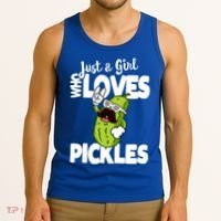 Just A Who Loves Pickles Funny Pickle Gift Meaningful Gift Tank Top thumb 3