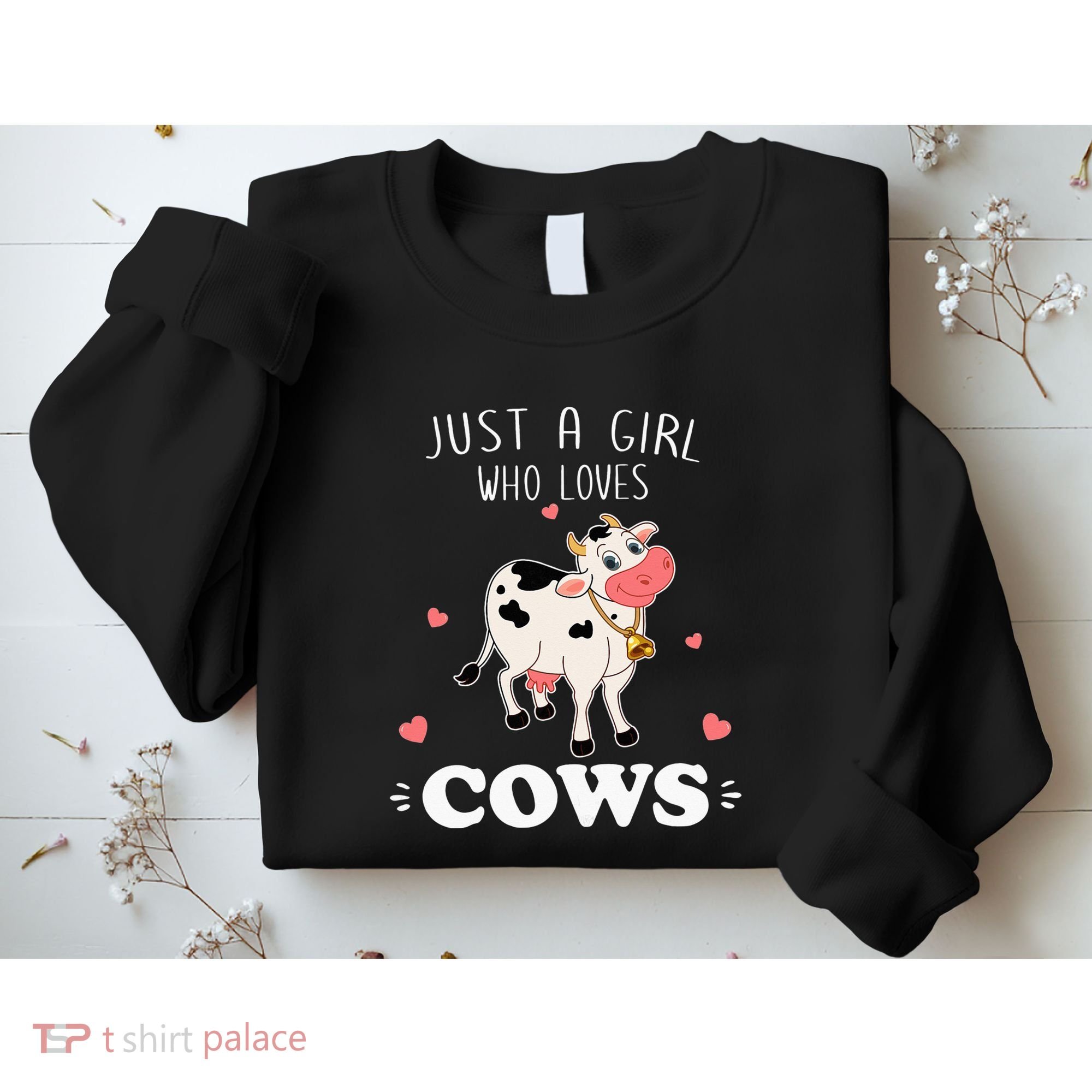 Just A  Who Loves Farm Animals Lover Funny Sweatshirt