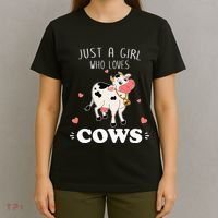 Just A  Who Loves Farm Animals Lover Funny T-Shirt thumb 4