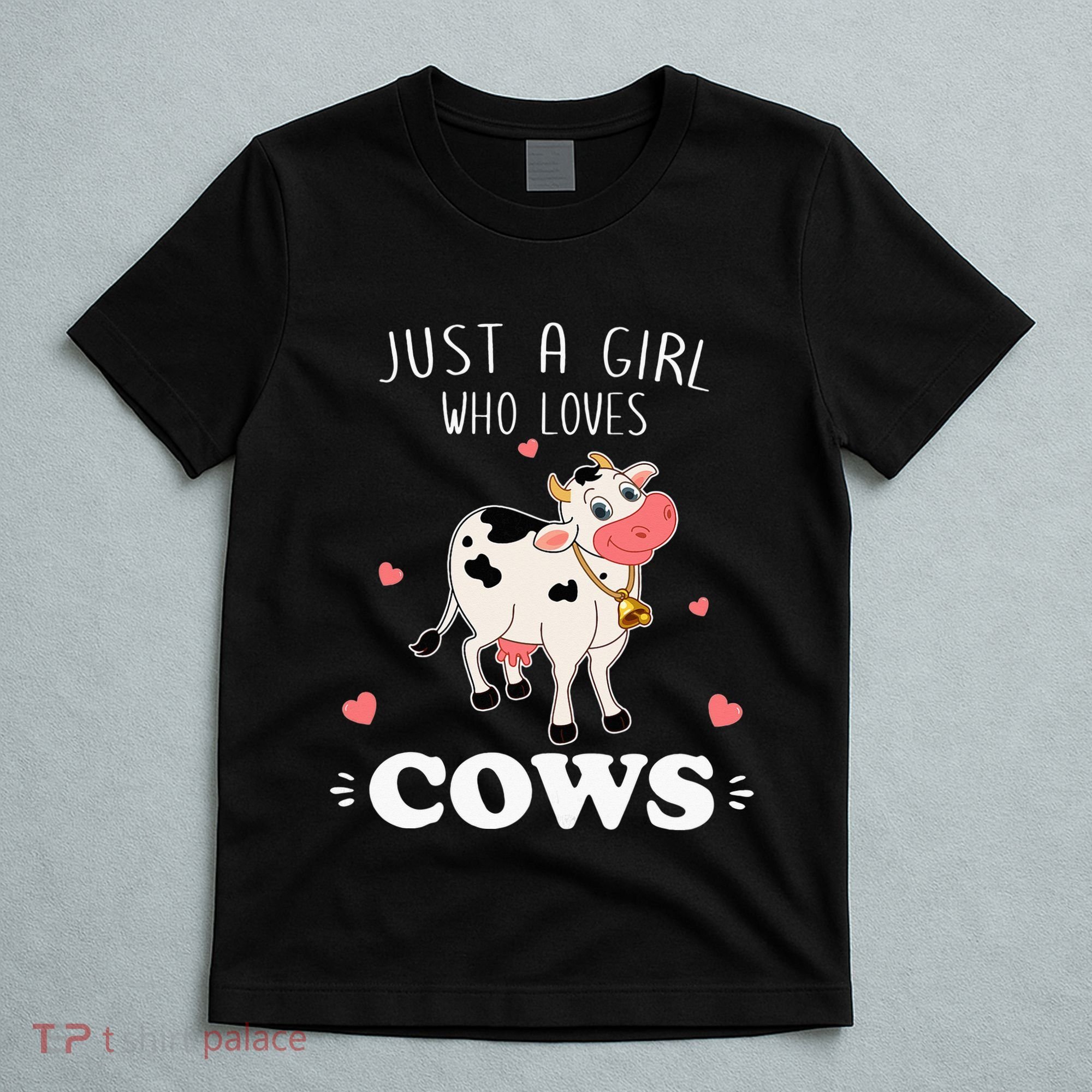 Just A  Who Loves Farm Animals Lover Funny T-Shirt