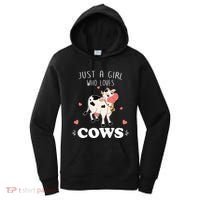 Just A  Who Loves Farm Animals Lover Funny Women's Hoodie thumb 0