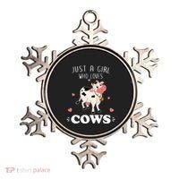 Just A  Who Loves Farm Animals Lover Funny Ornament thumb 0