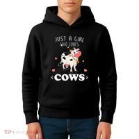 Just A  Who Loves Farm Animals Lover Funny Kids Hoodie thumb 4