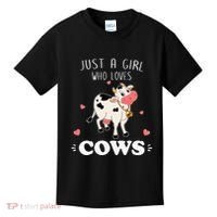 Just A  Who Loves Farm Animals Lover Funny Kids T-Shirt thumb 0