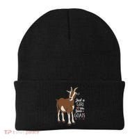 Just a Who Loves Goats Cute Farm Animal Beanie thumb 0