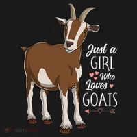 Just a Who Loves Goats Cute Farm Animal Women's Hoodie thumb 2