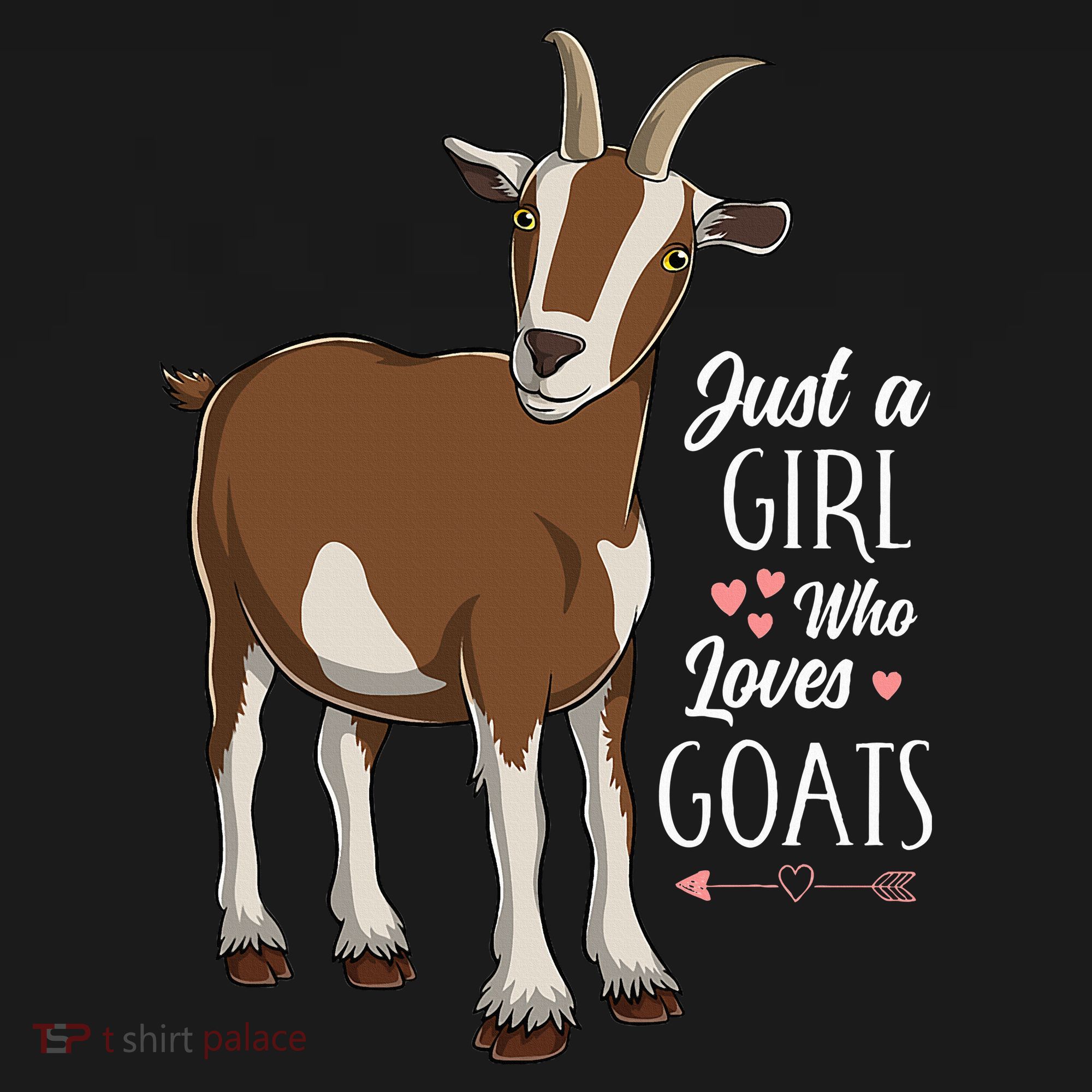 Just a Who Loves Goats Cute Farm Animal Tank Top
