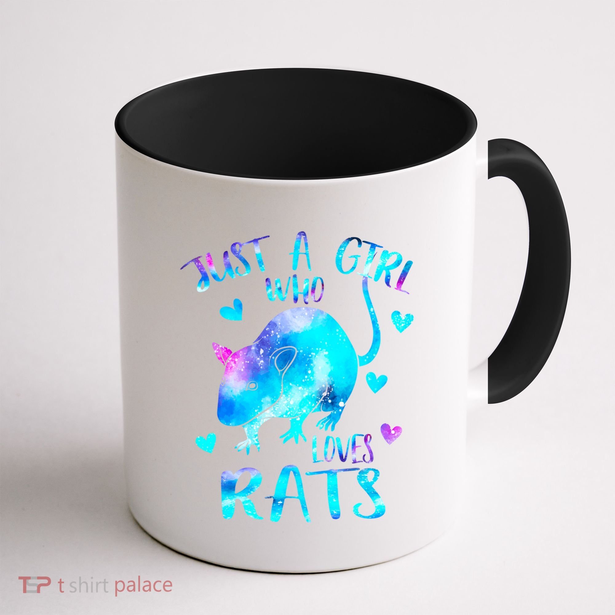 Just A Who Loves Rats Cute Rat Lover Galaxy Theme Gift Coffee Mug