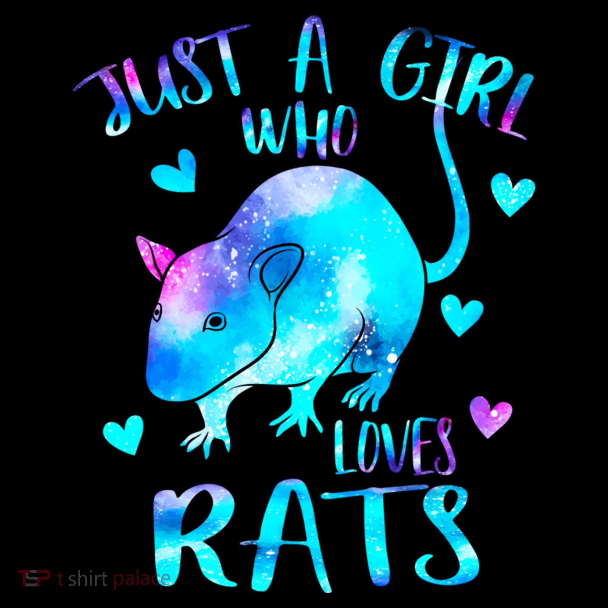 Just A Who Loves Rats Cute Rat Lover Galaxy Theme Gift Coffee Mug