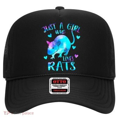 Just A Who Loves Rats Cute Rat Lover Galaxy Theme Gift Hat