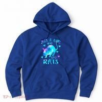 Just A Who Loves Rats Cute Rat Lover Galaxy Theme Gift Hoodie thumb 0