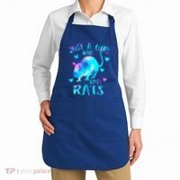 Just A Who Loves Rats Cute Rat Lover Galaxy Theme Gift Apron thumb 2