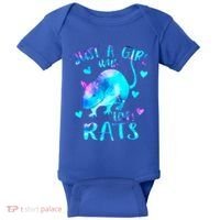 Just A Who Loves Rats Cute Rat Lover Galaxy Theme Gift Baby Bodysuit thumb 0
