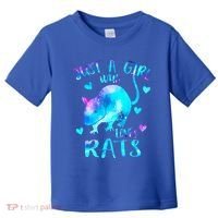 Just A Who Loves Rats Cute Rat Lover Galaxy Theme Gift Toddler T-Shirt thumb 0