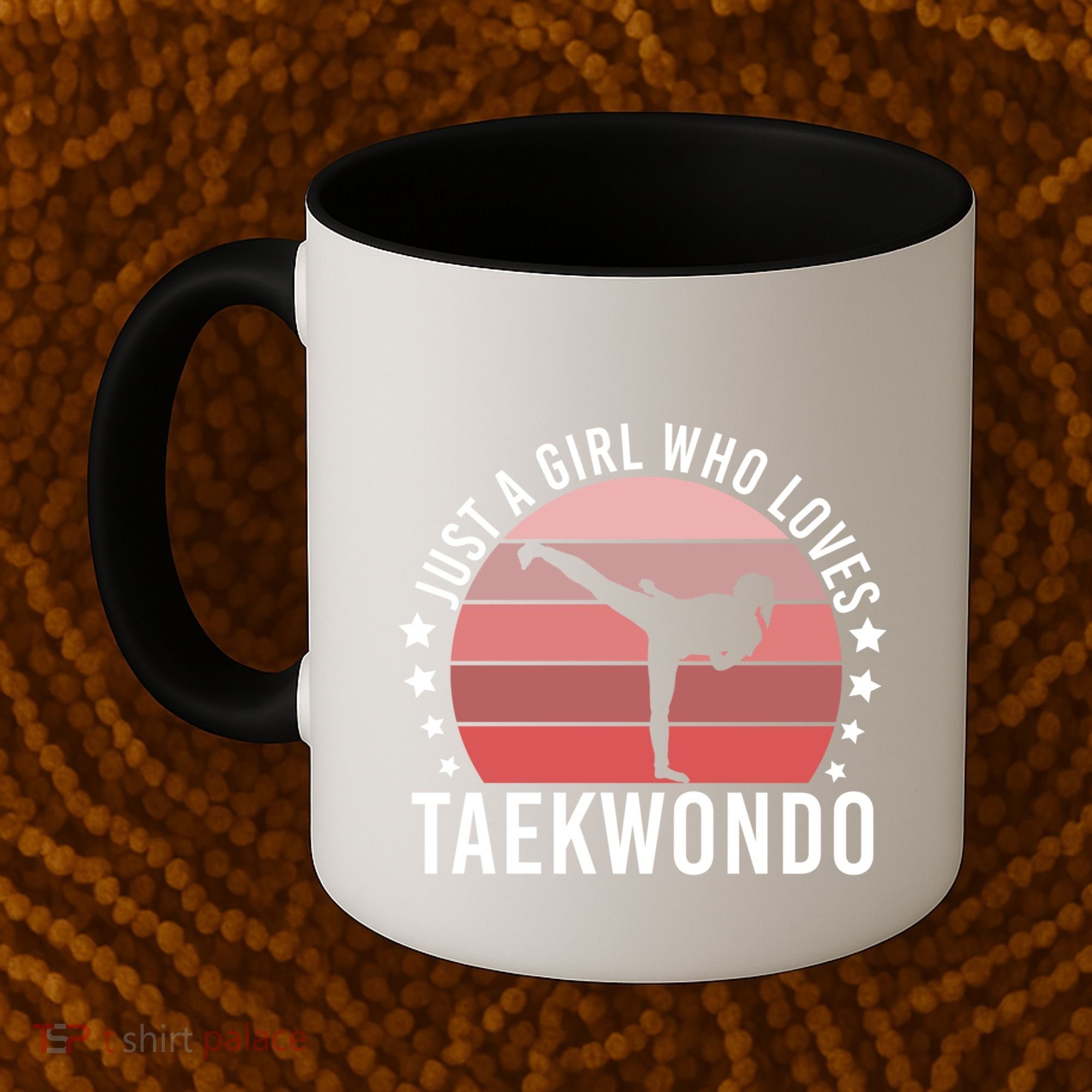 Just A Who Loves Taekwondo Gift Coffee Mug