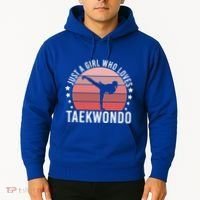 Just A Who Loves Taekwondo Gift Hoodie thumb 2
