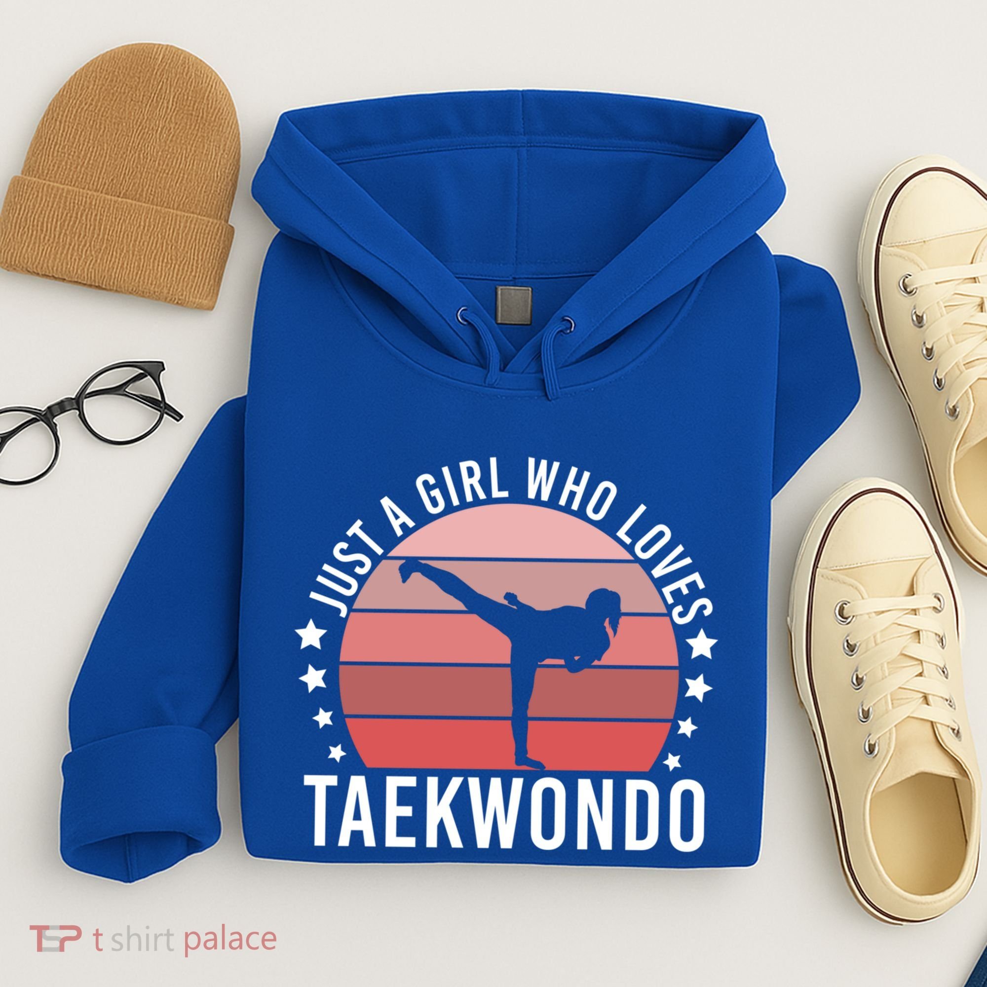 Just A Who Loves Taekwondo Gift Hoodie